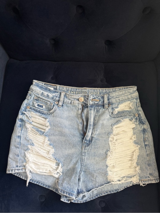 American Eagle Outfitters Pants - American Eagle Light Wash Distressed Denim Shorts